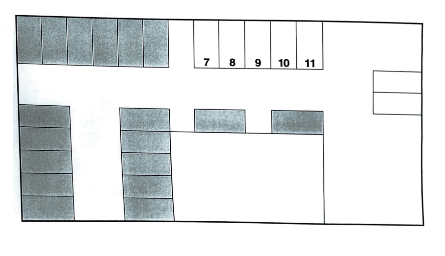 ザ・パーク北山2の駐車配置図