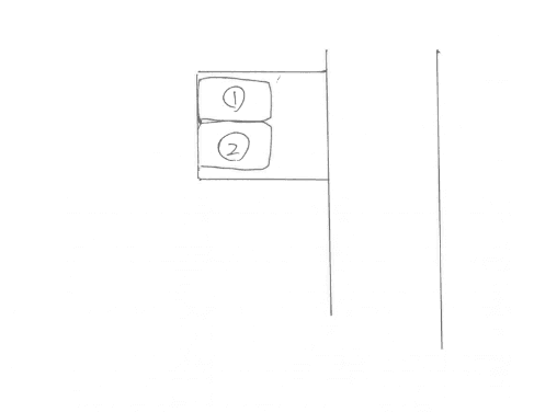 桜橋ベースの駐車配置図