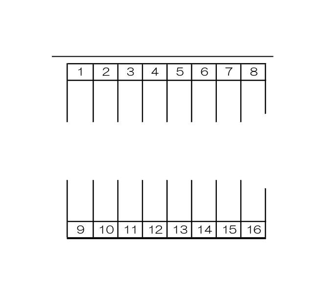 櫻井利重武庫豊町3丁目ガレージの駐車配置図