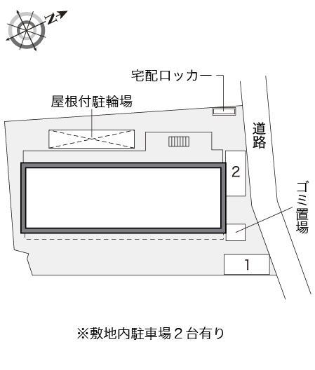 ノーブルコート久地(28502)の駐車配置図