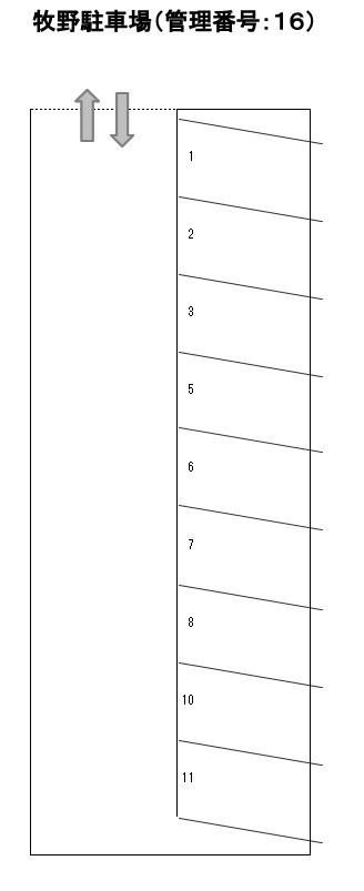 J-016の駐車配置図