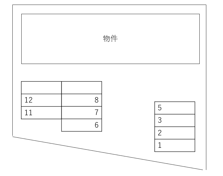 Confortの駐車配置図