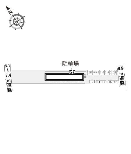 秋桜(16787)の駐車配置図