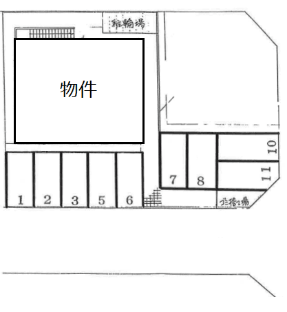 MEKST-1の駐車配置図