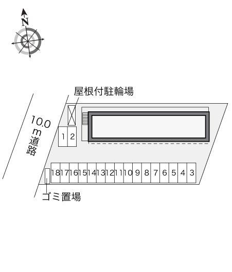 ロアージュ(31559)の駐車配置図