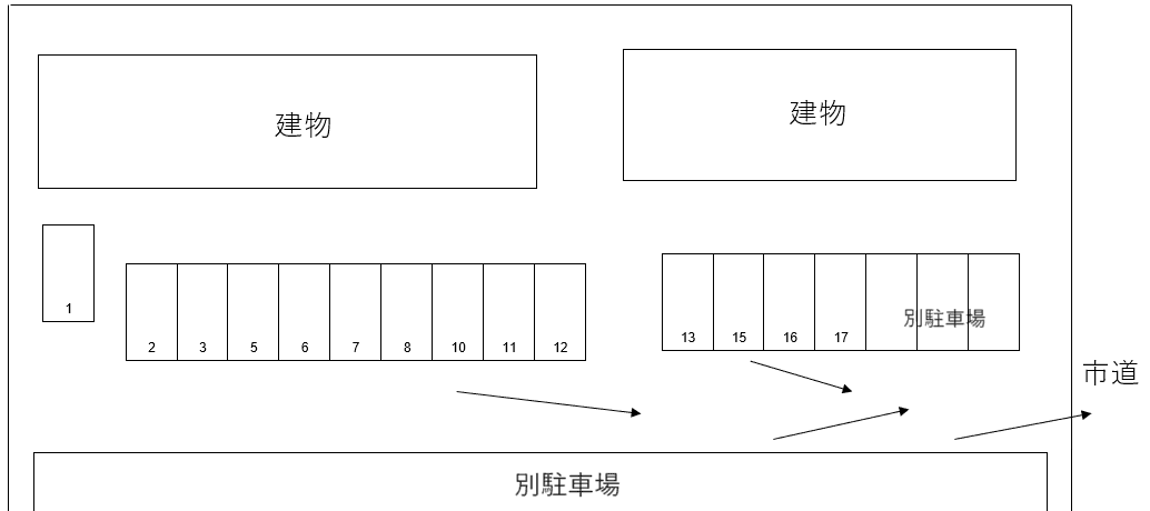 ヴェラ・クレールAの駐車配置図