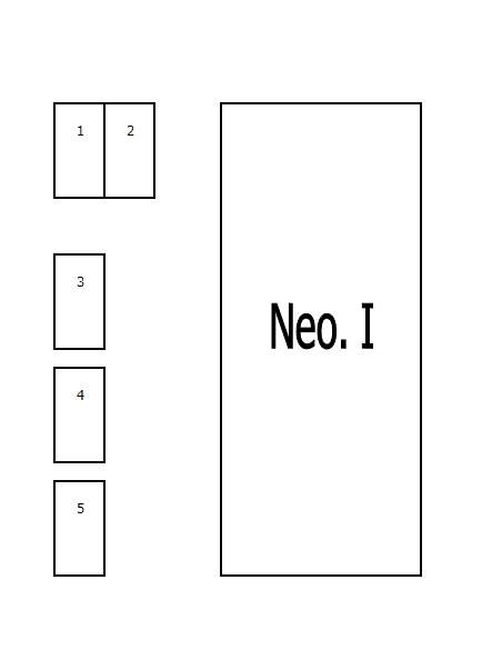 NEO.Ⅰの駐車配置図