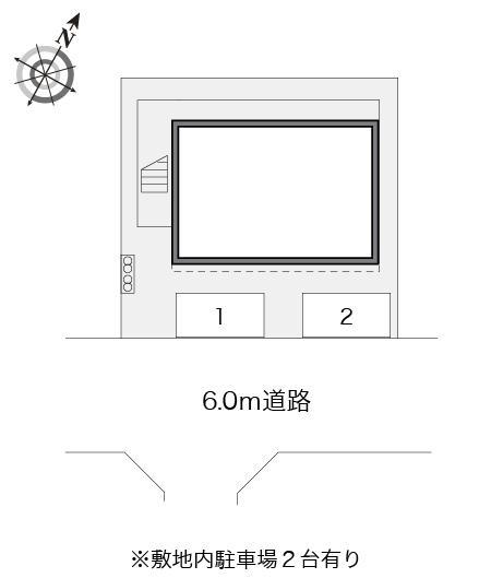 ハルミ(18066)の駐車配置図