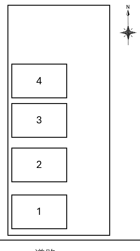 湊町 小野田駐車場の駐車配置図