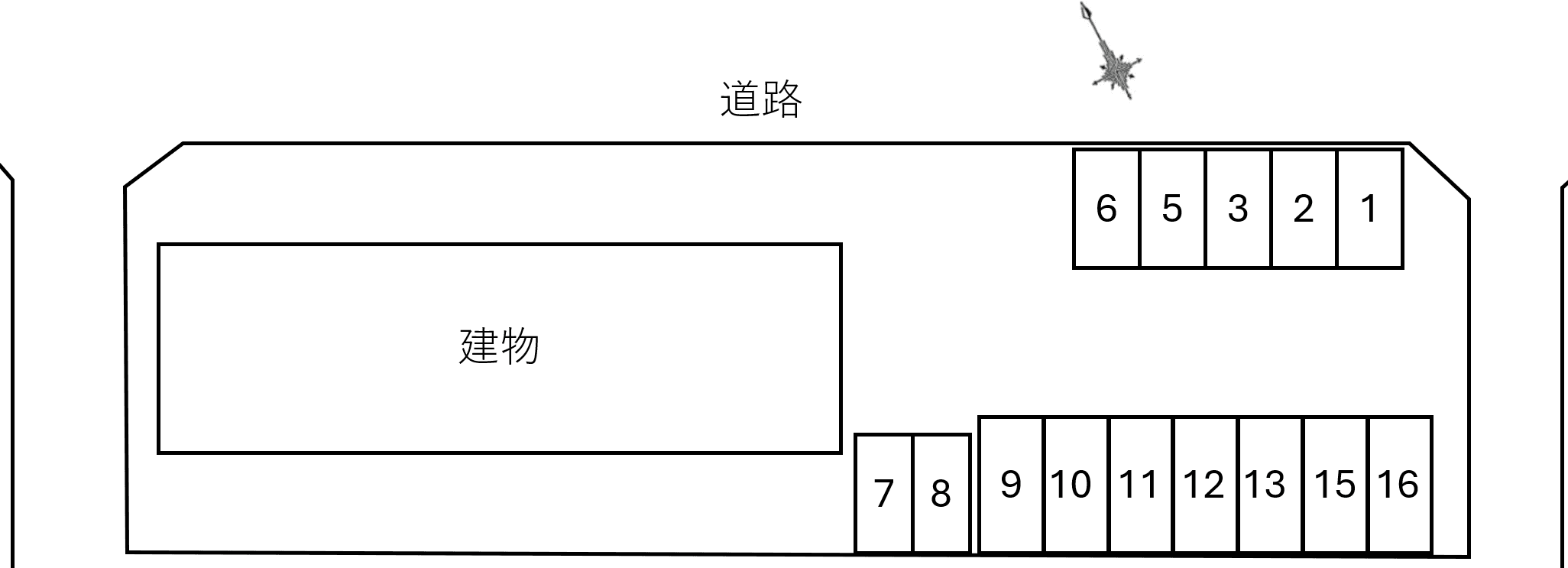Full Bloomの駐車配置図