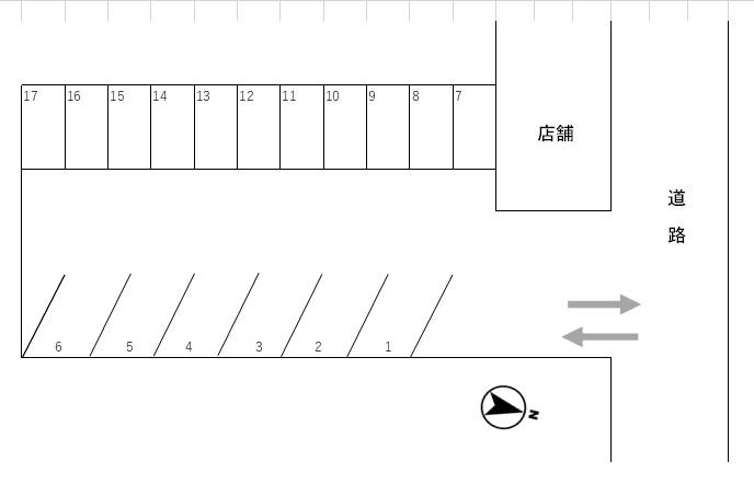すえひろパーク美土里町2丁目の駐車配置図
