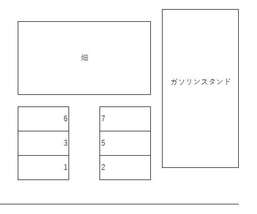 諏訪下月極駐車場の駐車配置図