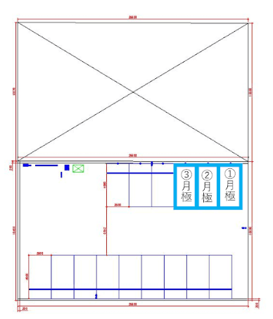 御前場町の駐車配置図