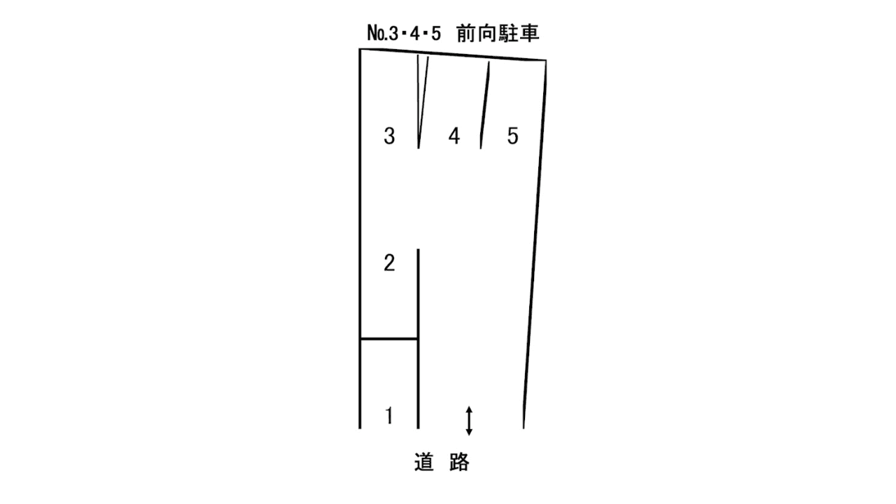 フラワーパーキングの駐車配置図