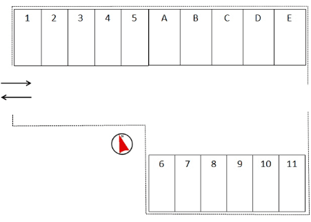 すえひろパーク宮町1丁目の駐車配置図