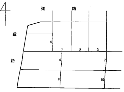 今池駐車場の駐車配置図