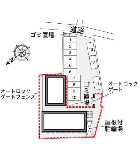 WINDSⅢ(37394)の駐車配置図