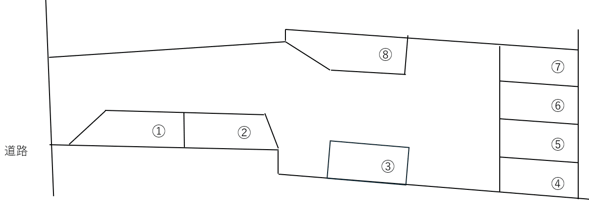 13.樋口ガレージの駐車配置図