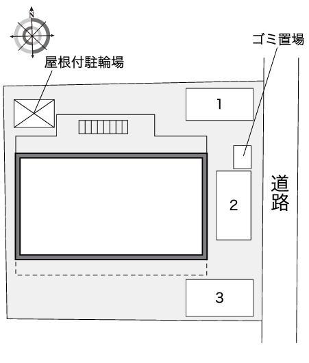 東長田(40158)の駐車配置図