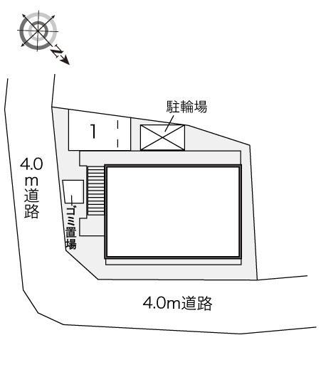 ハイツK5(23382)の駐車配置図