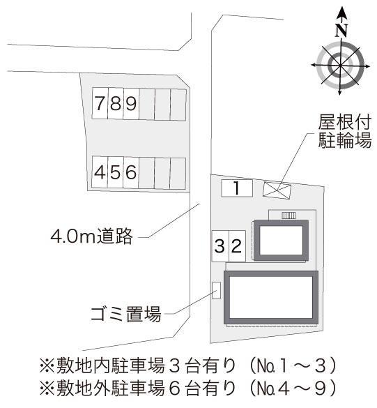 希望の丘(27219)の駐車配置図
