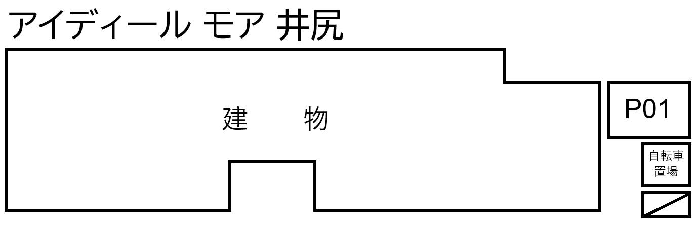 アイディール モア 井尻の駐車配置図