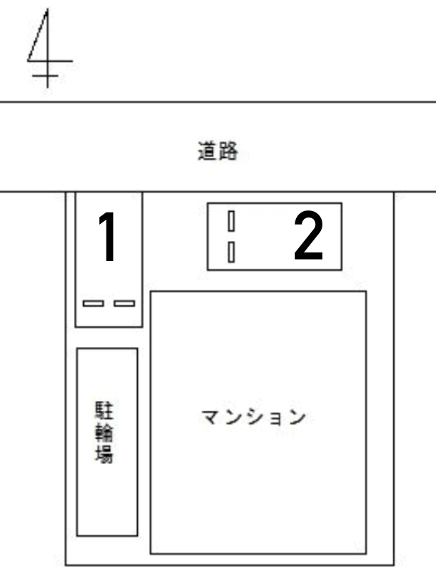 FKリブリ・こだま錦町駐車場の駐車配置図