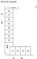 東貝沢第1月極駐車場の駐車場