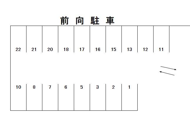 J-206の駐車配置図