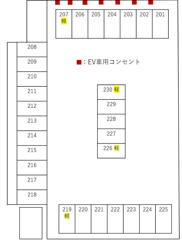 T-Building HAKATA EAST駐車場の外観・駐車場イメージ2枚目