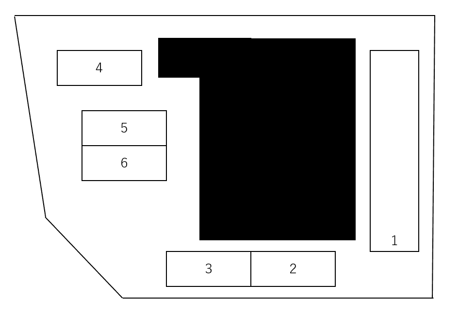 FL磯道町駐車場の駐車配置図