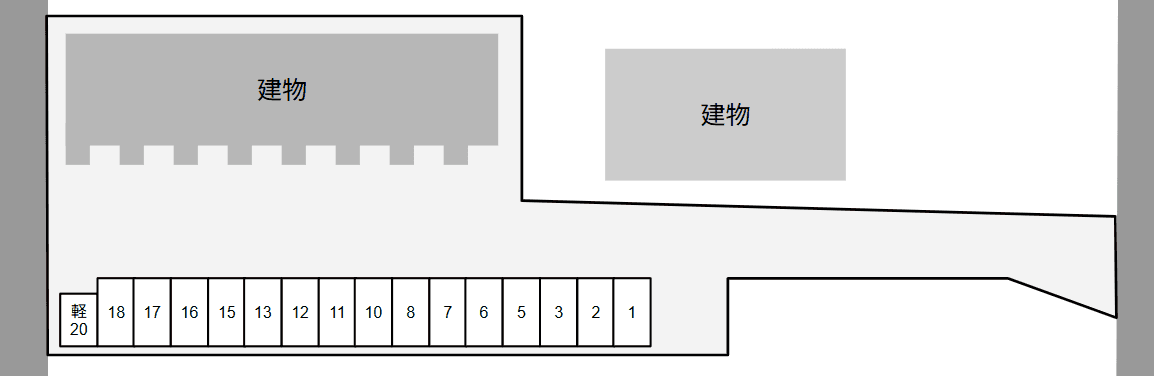 Voyageの駐車配置図