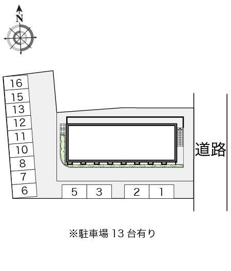裕(13249)の駐車配置図