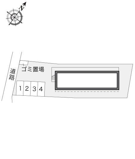 屋形原(16998)の駐車配置図