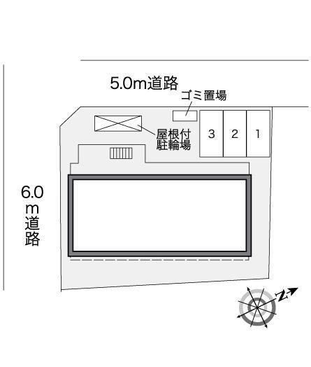 はしば2(26686)の駐車配置図