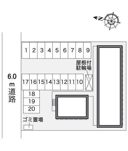 友和(27615)の駐車配置図