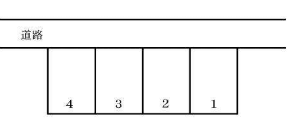 小池町84-1駐車場(屋根あり)の駐車配置図