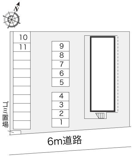 いわき湯本(17218)の駐車配置図