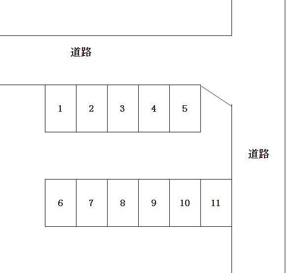 飯塚駐車場の駐車配置図