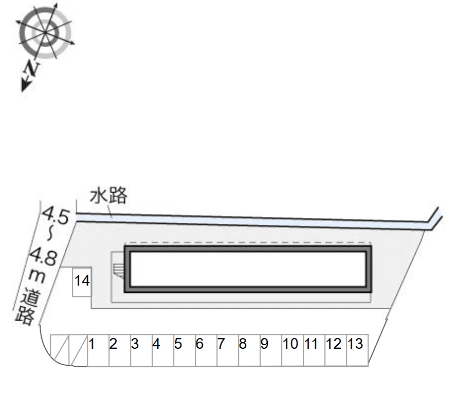 林(19273)の駐車配置図