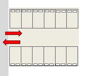椋野町3丁目駐車場の駐車配置図