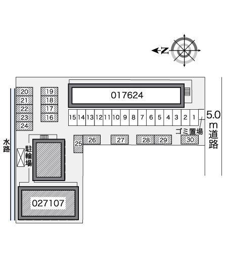 清風Ⅱ(27107)の駐車配置図