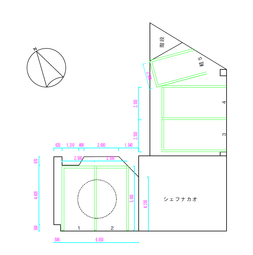 システムパーク大手第10の駐車配置図