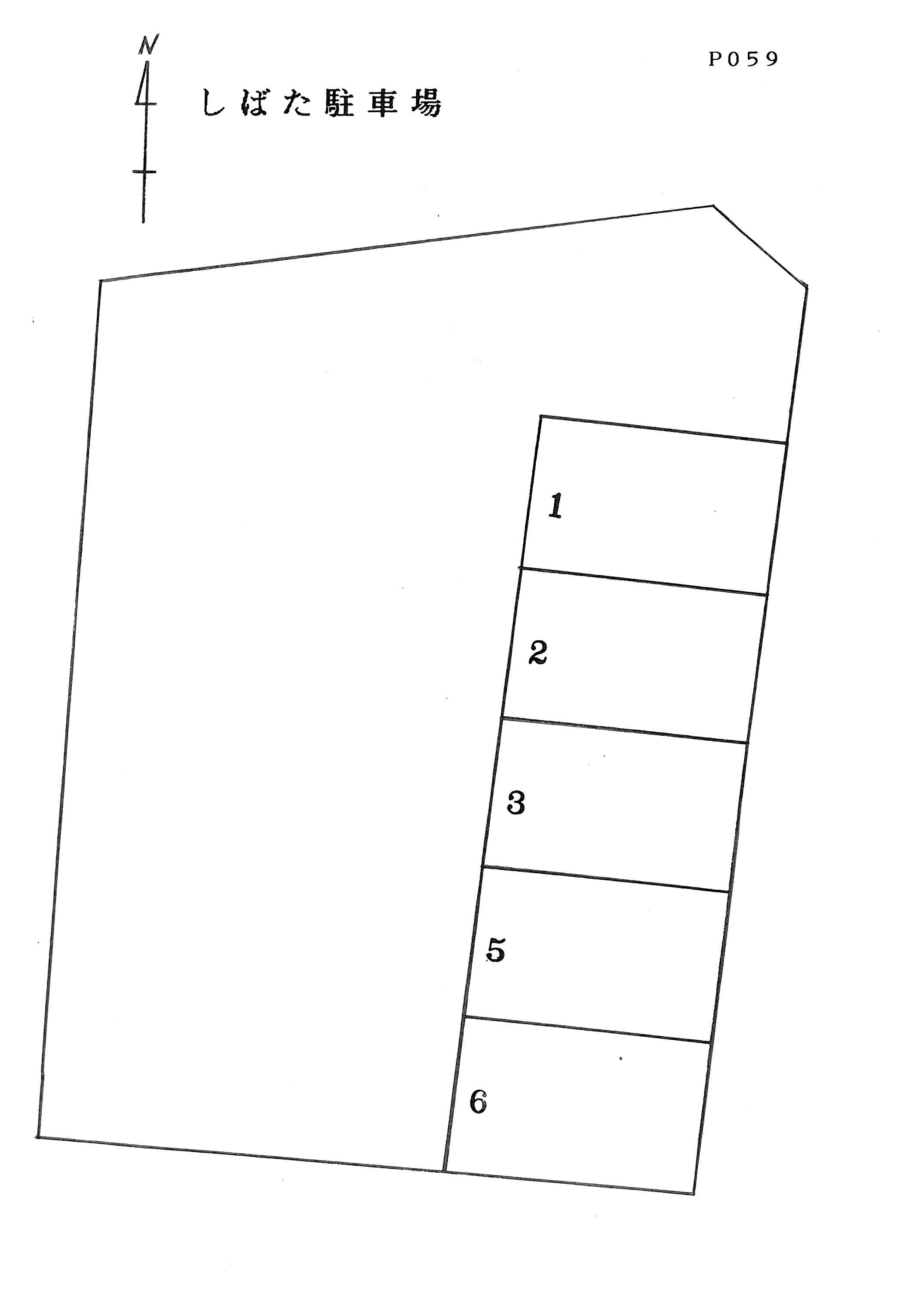 しばた駐車場の駐車配置図