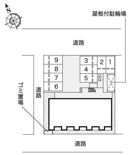 飛鳥(54197)の駐車配置図