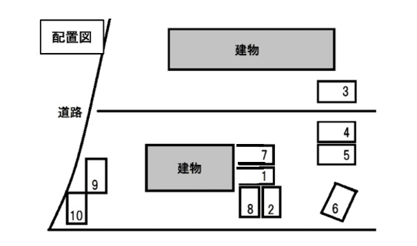 シャトル神戸の駐車配置図