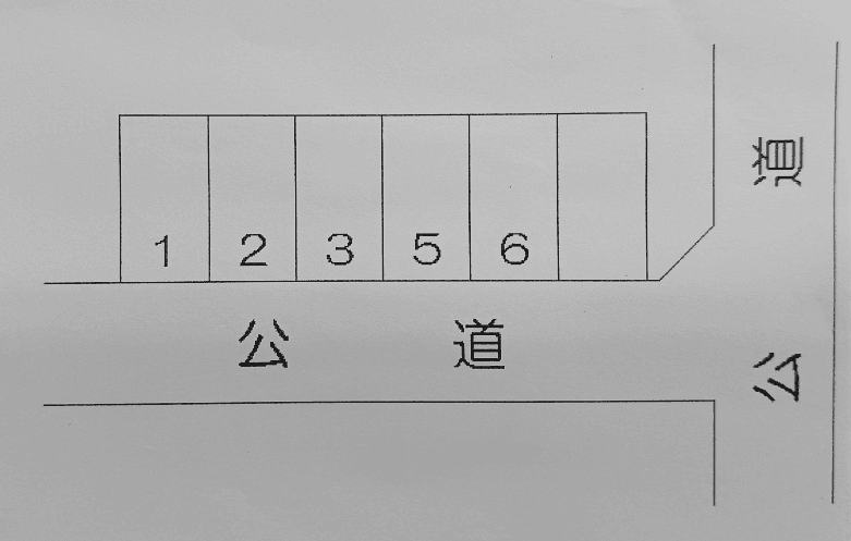 本行徳駐車場の駐車配置図