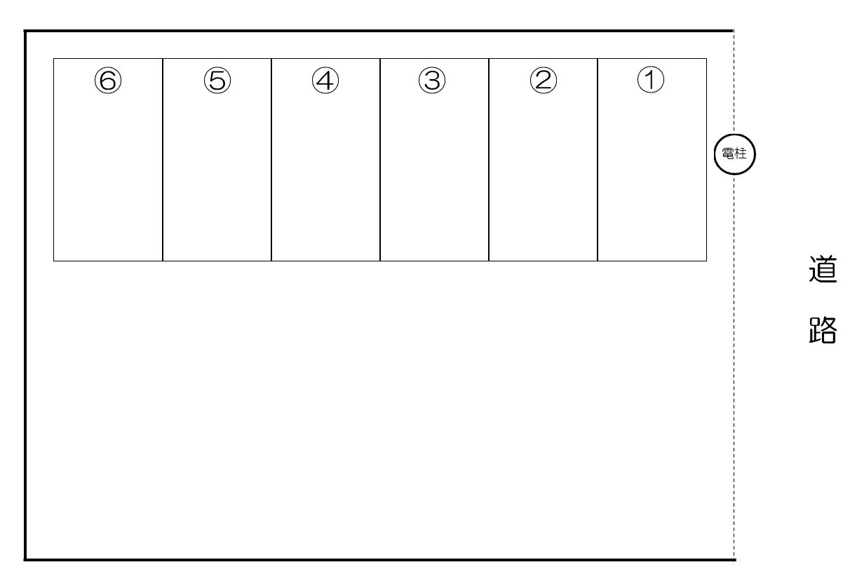 水前寺2丁目パーキングの駐車配置図
