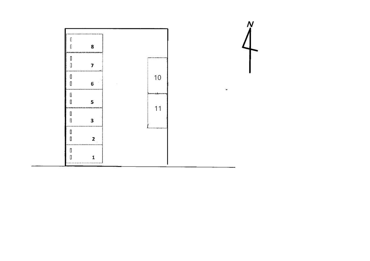 NO.153の駐車配置図