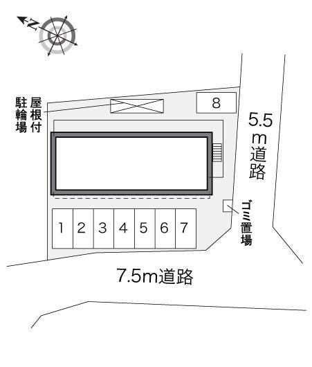 北本(27882)の駐車配置図